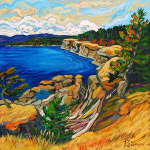 Grassy Cliffs at Helliwell Park – Hornby Island